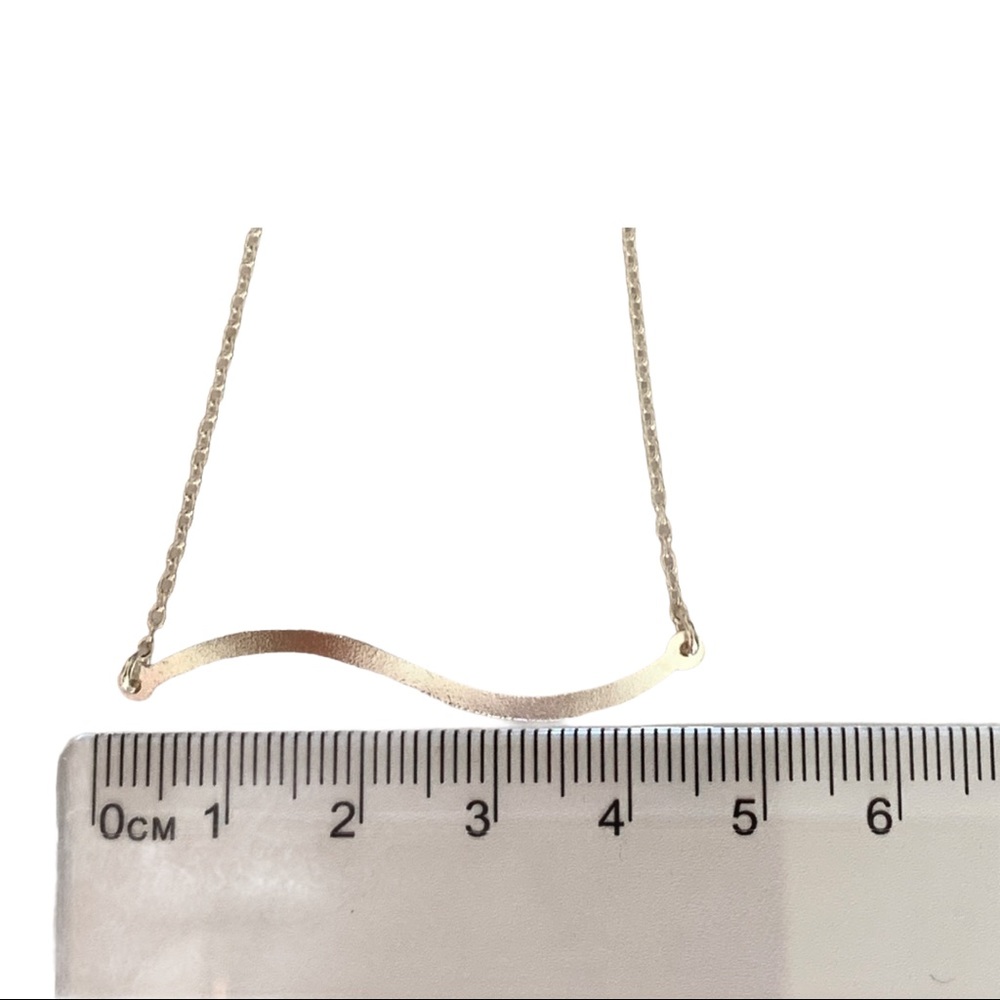 Pretty Bar Necklace 925 Sterling - Picture 4 of 4